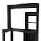 Tuhome Modern Straight Desk, 17.7 in. D X 58.3 in. H, 38.7 in. W X Laminate, Black ELW9036 - alternate 3